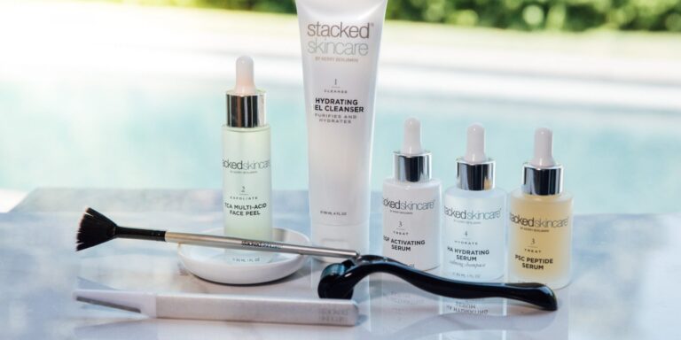 stacked skin care